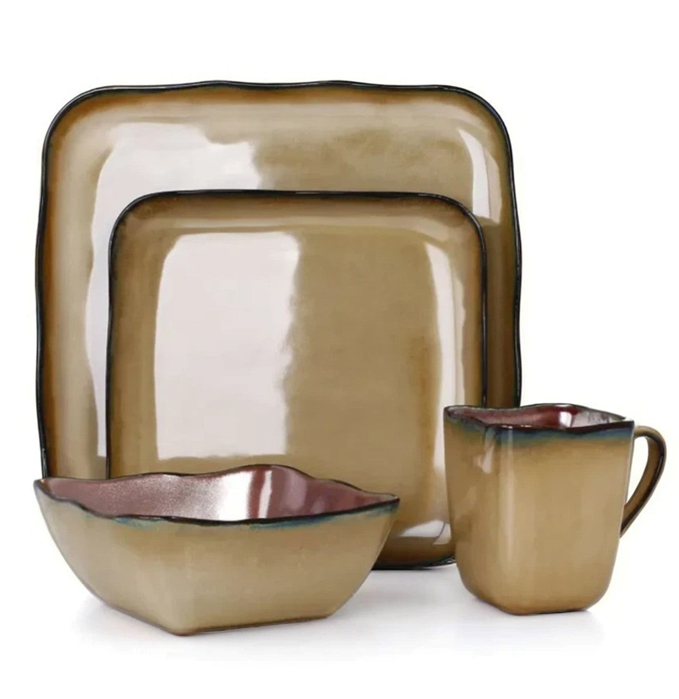 طقم فطور بورسلان 16 قطعة