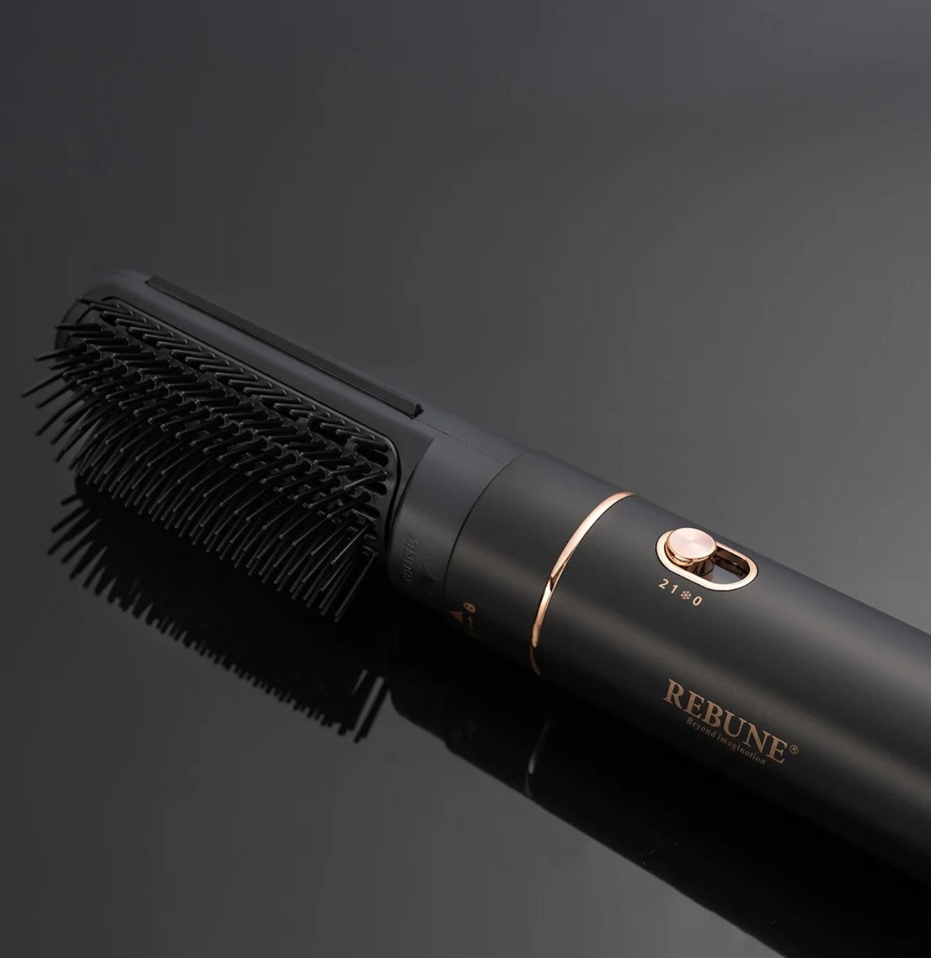 استشوار مصفف شعر بفرشة واحدة - 3 مستويات حرارة