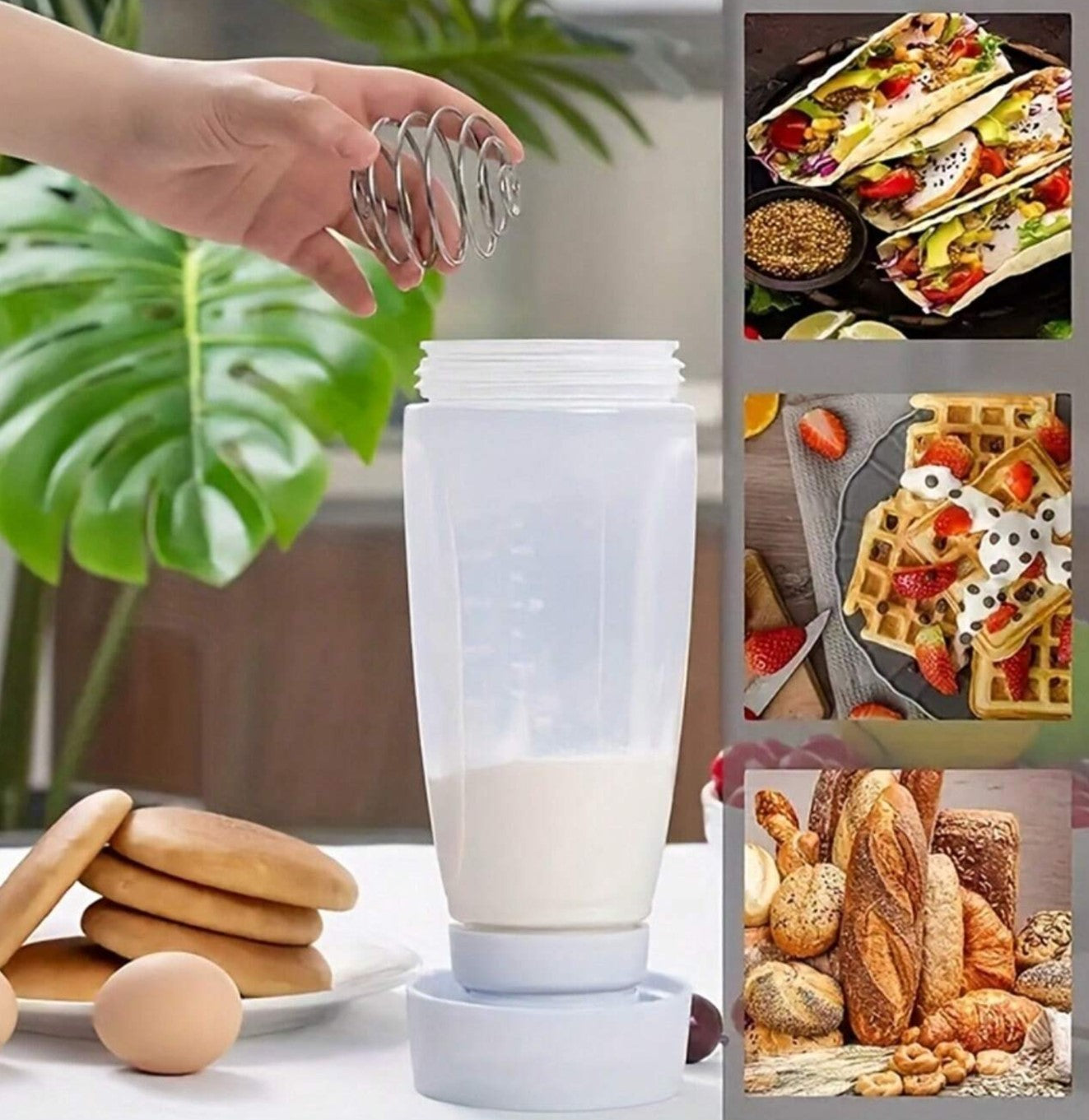 وعاء توزيع خليط البان كيك