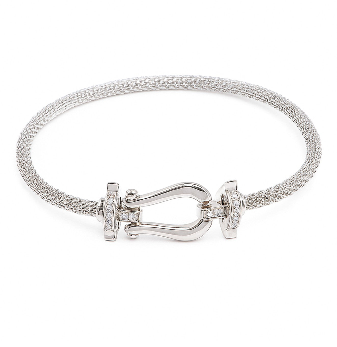 سوار فاخر بتصميم مشبك مرصع بالأحجار البراقة