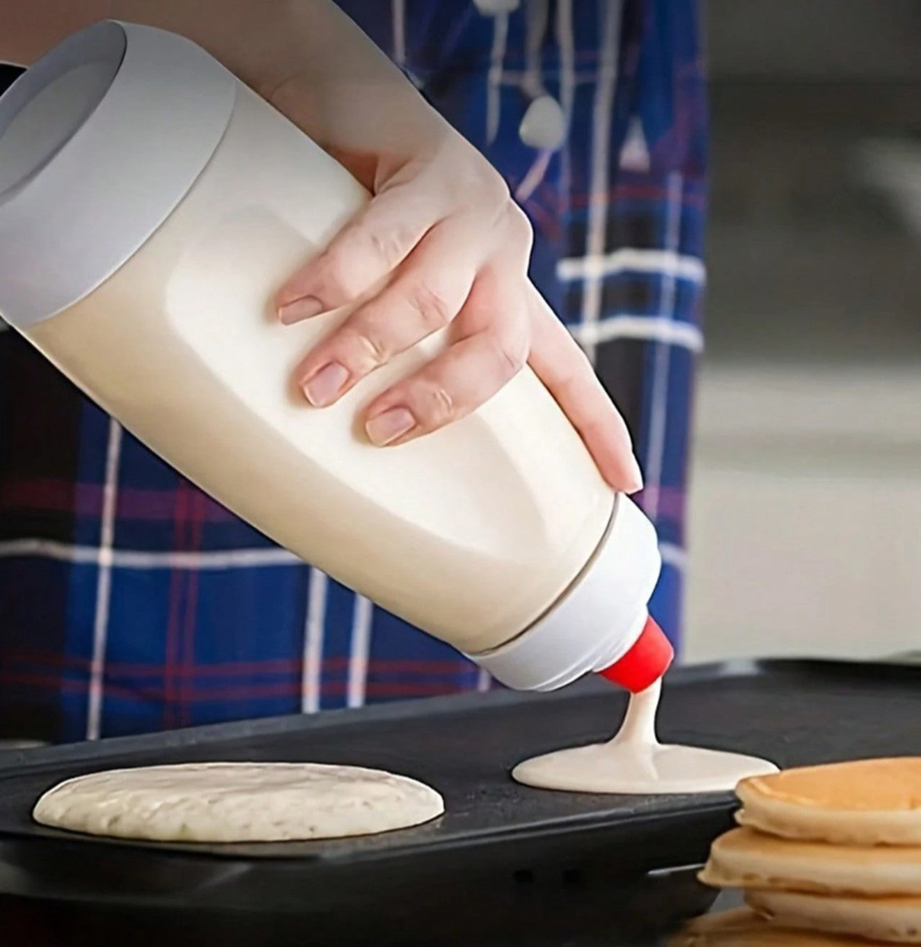 وعاء توزيع خليط البان كيك