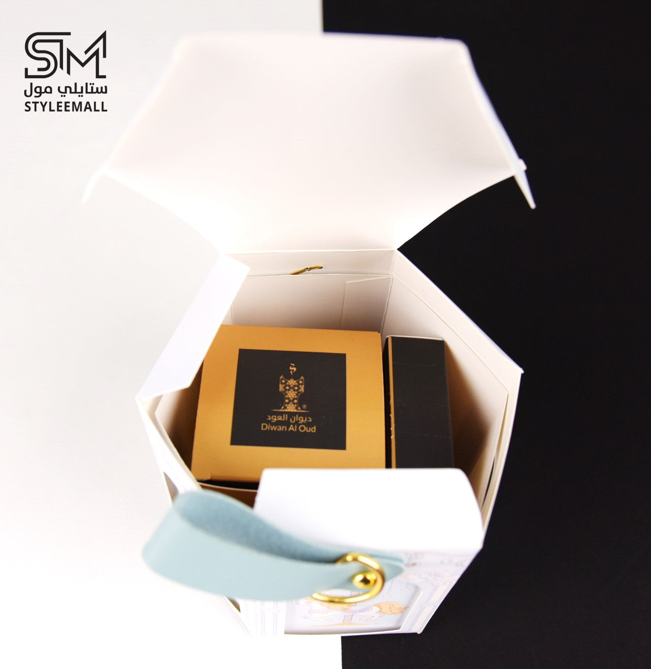 علبة اهداء ماركوني (مجموعة العود مع المبخرة)