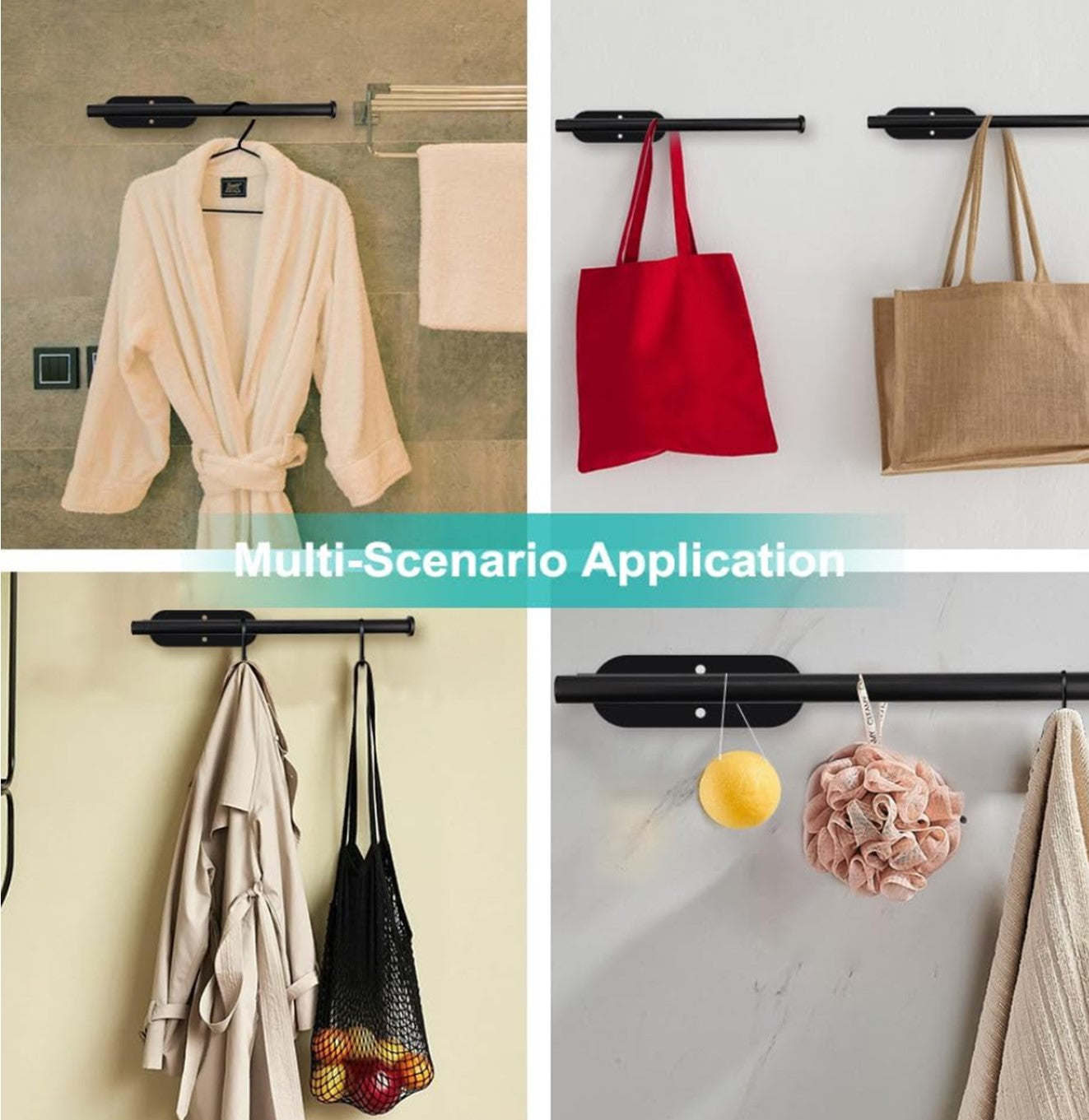 حامل مناشف ورقية ذاتي اللصق