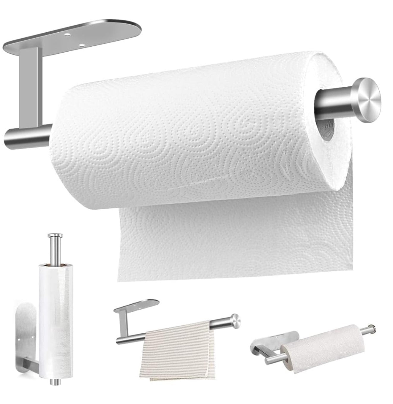 حامل مناشف ورقية ذاتي اللصق