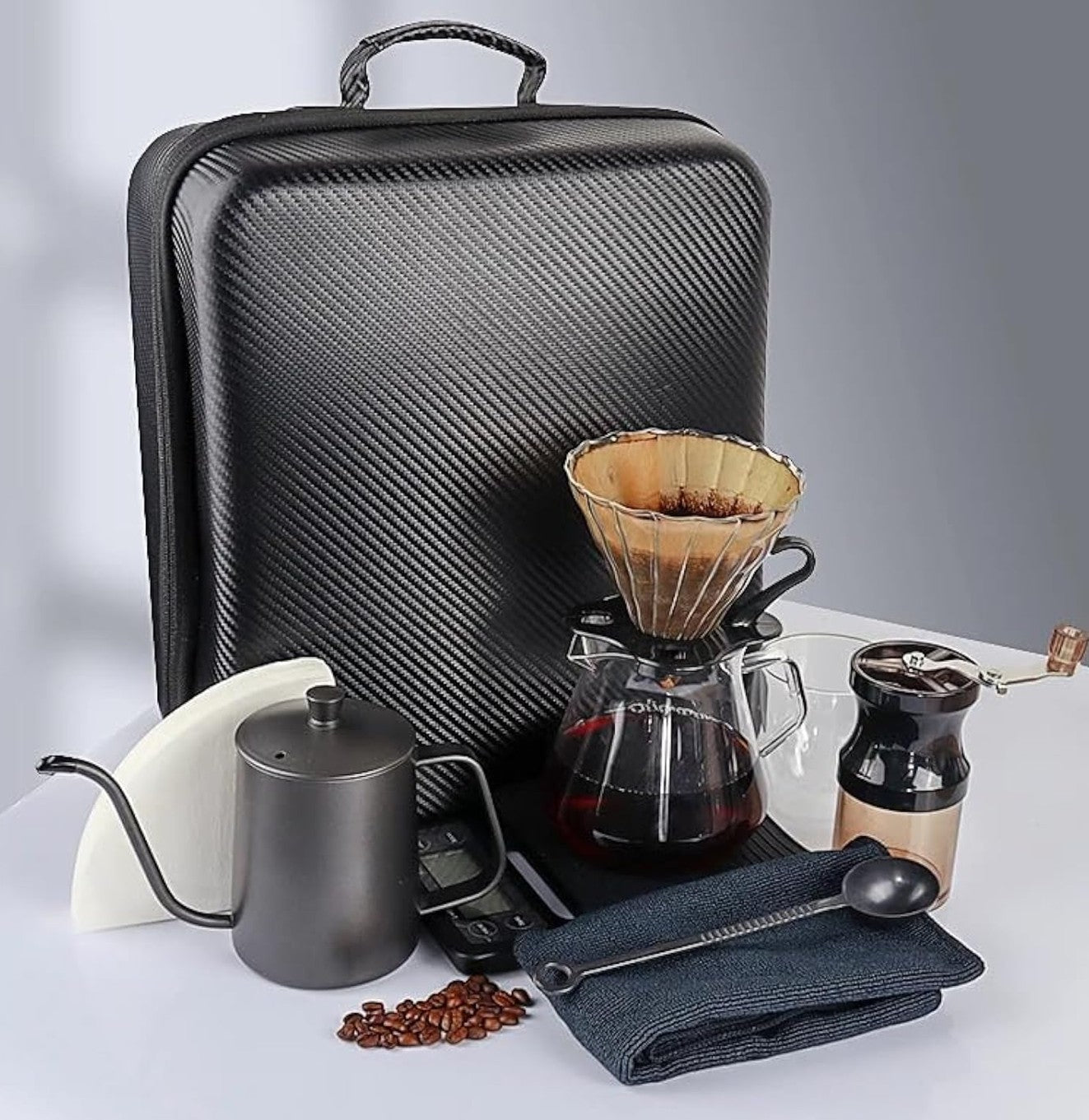 شنطة متكاملة للقهوة المختصة V60