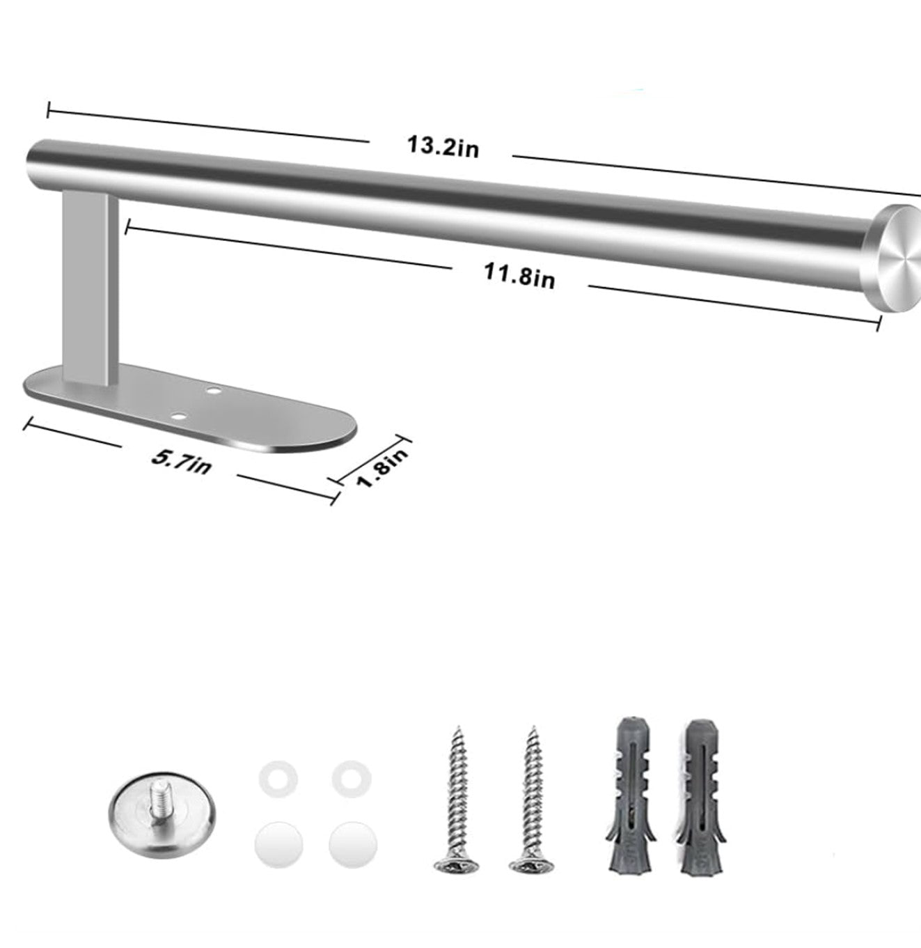 حامل مناشف ورقية ذاتي اللصق