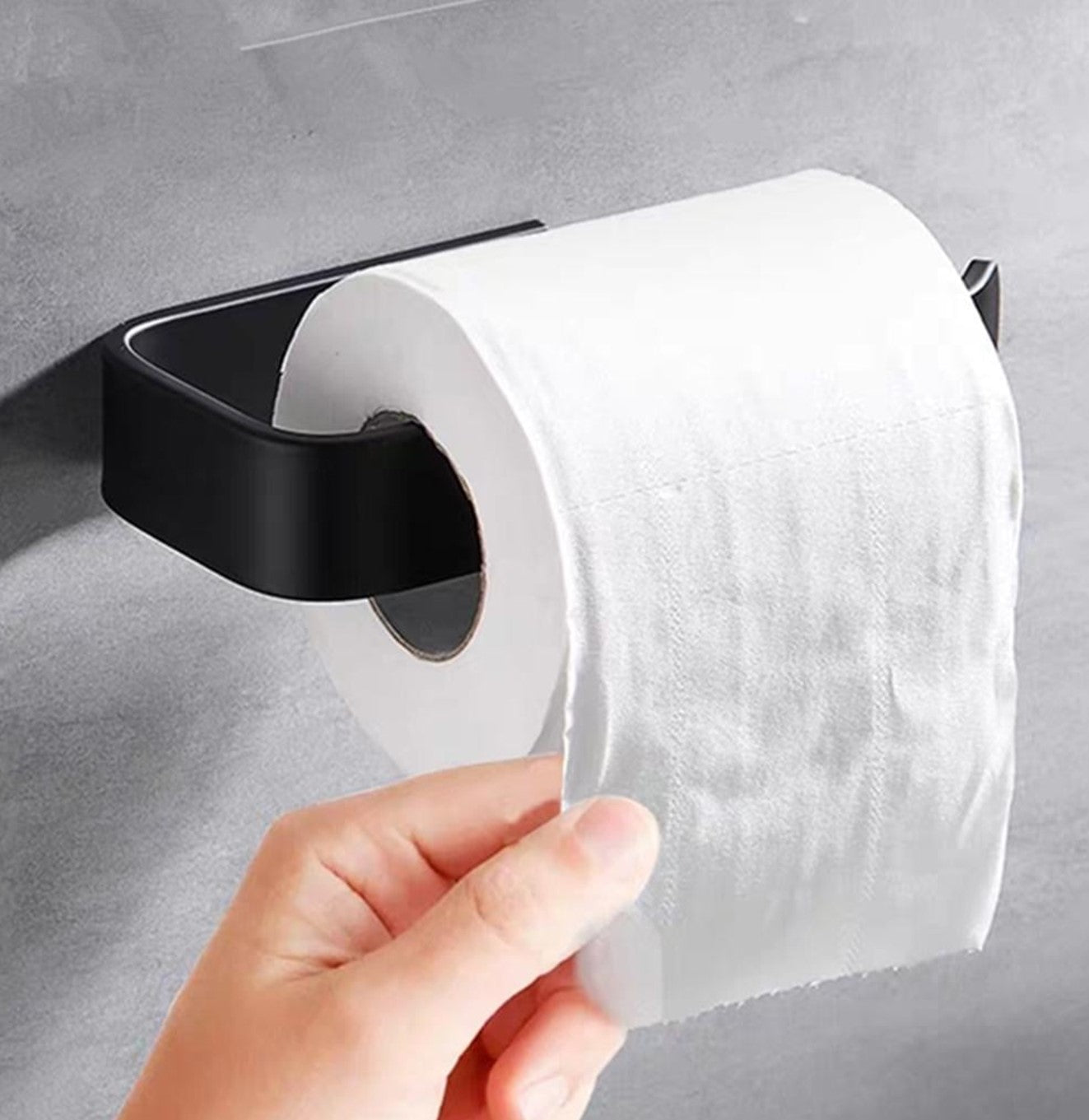 حامل مناديل الحمام ذاتي الالتصاق