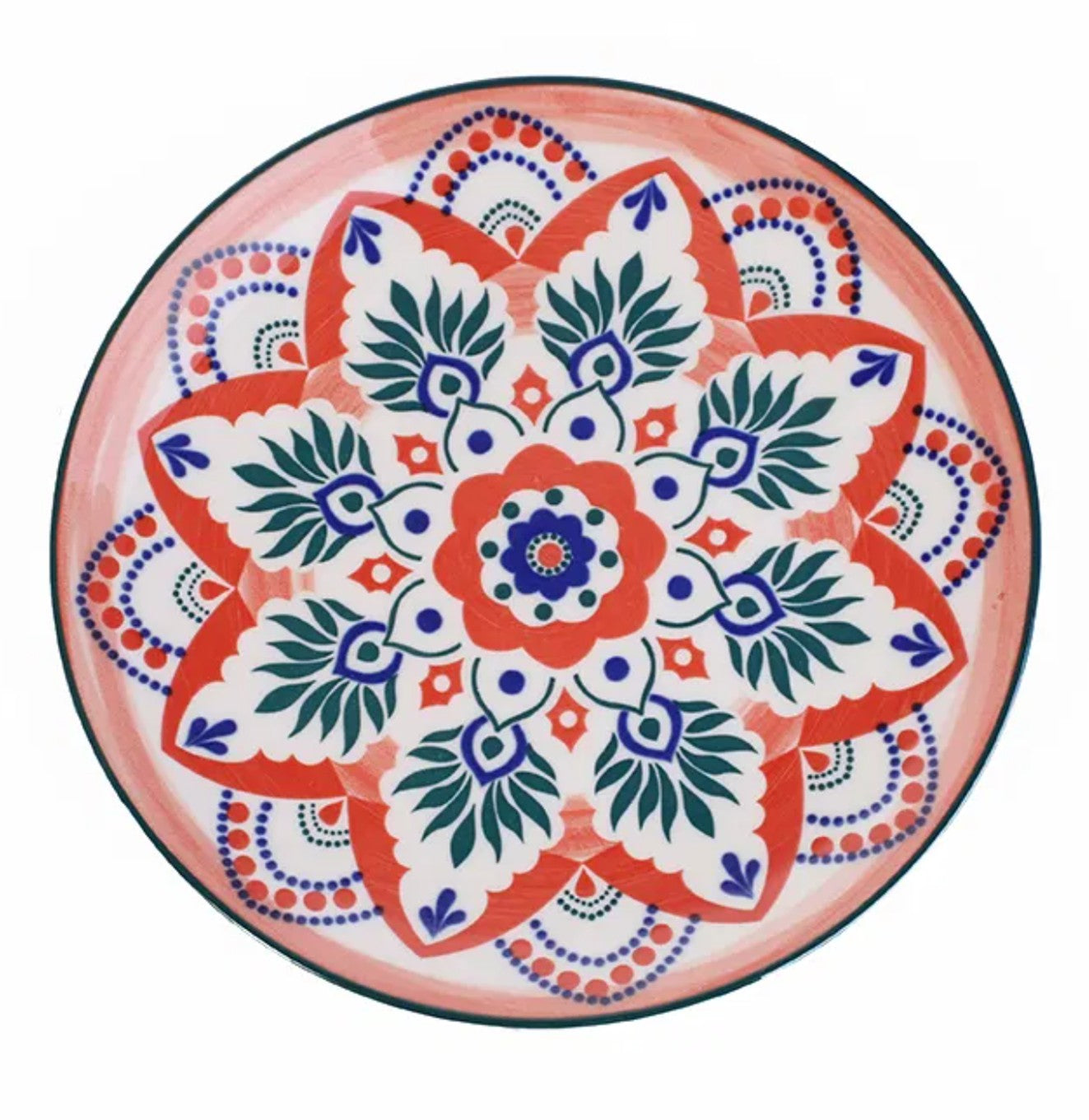 طقم سفرة 12 قطعة بألوان تنبض بالحياة