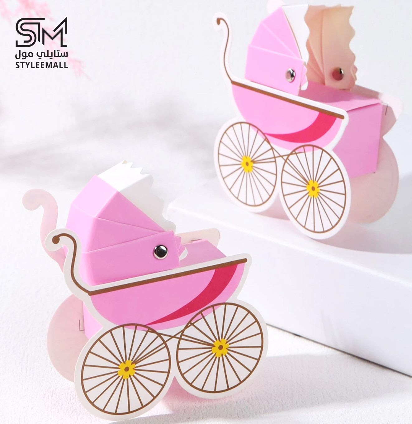 توزيعات إيليت للمواليد البنات (مسك الرمان الفاخر)