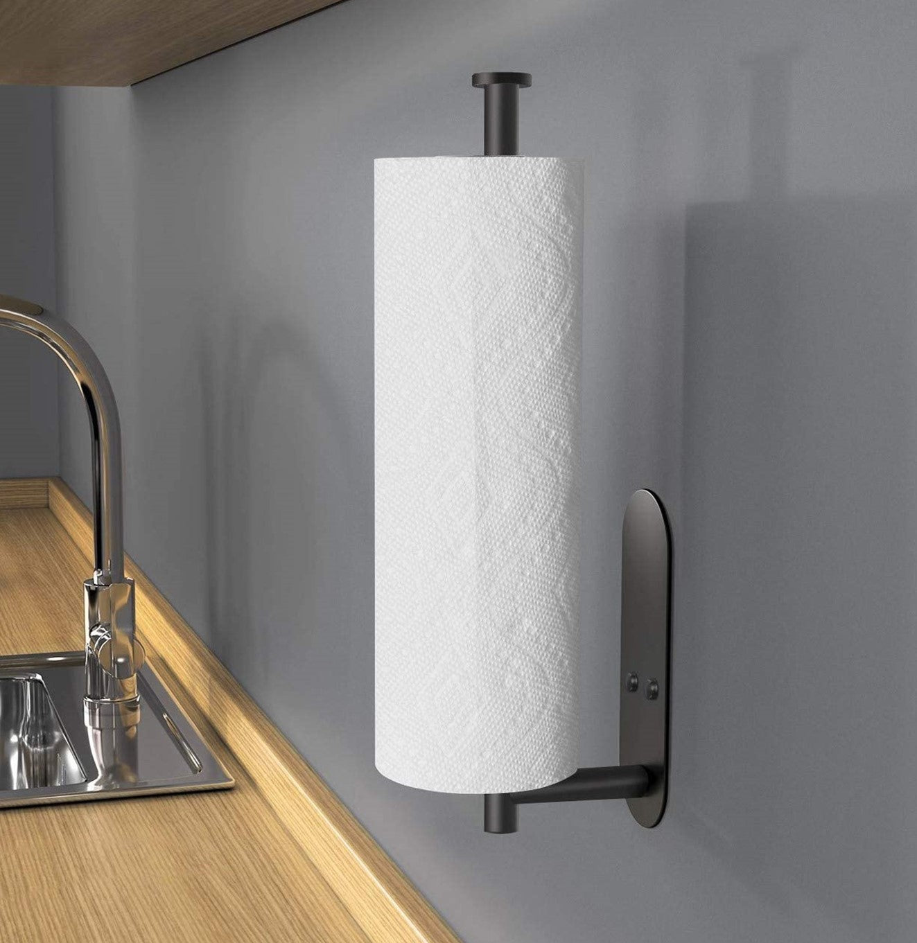 حامل مناشف ورقية ذاتي اللصق