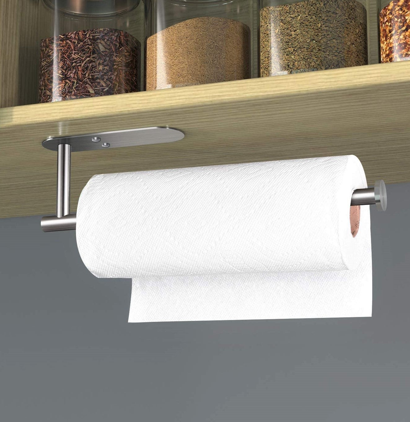 حامل مناشف ورقية ذاتي اللصق