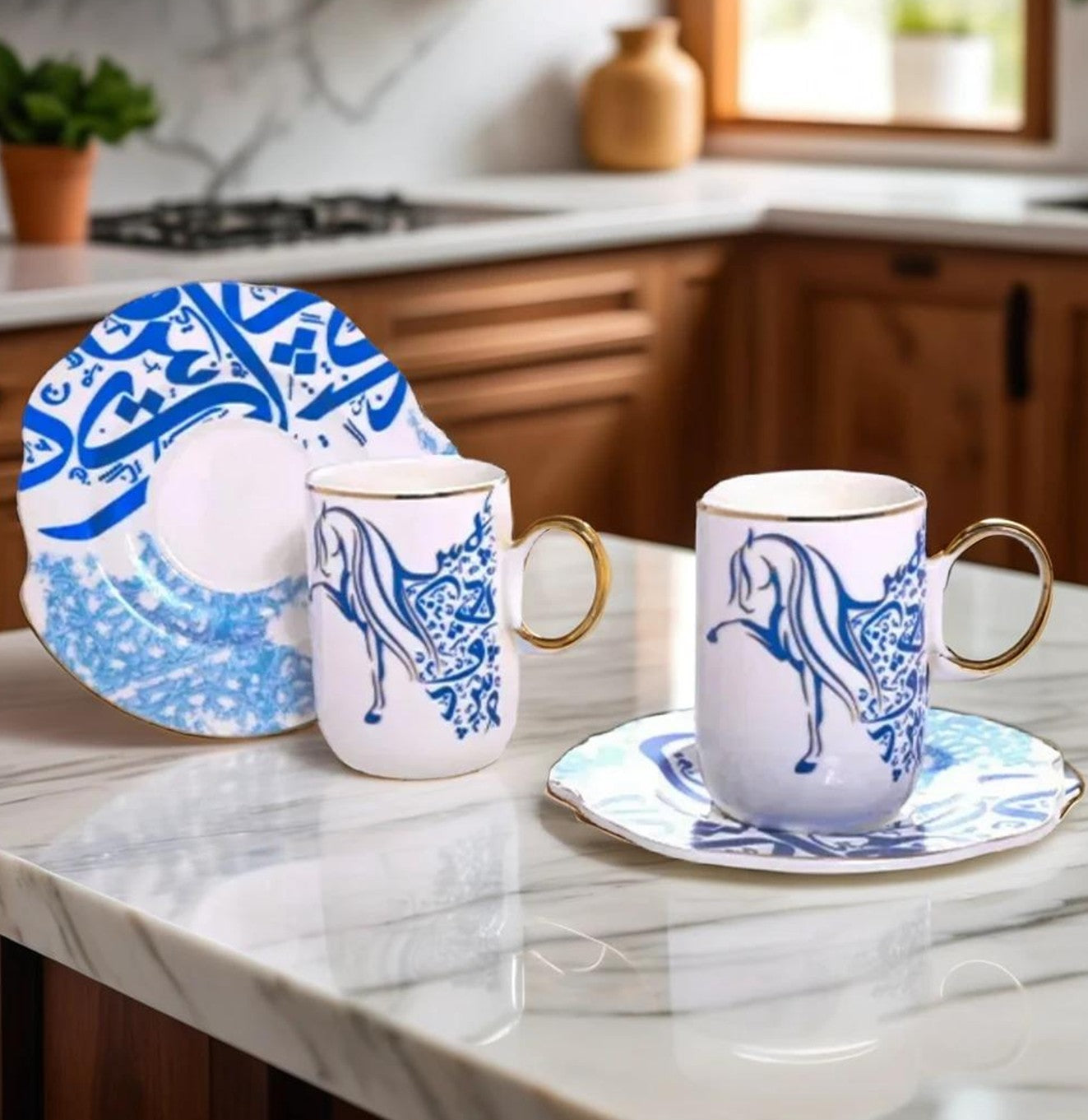 طقم قهوة 6 قطع