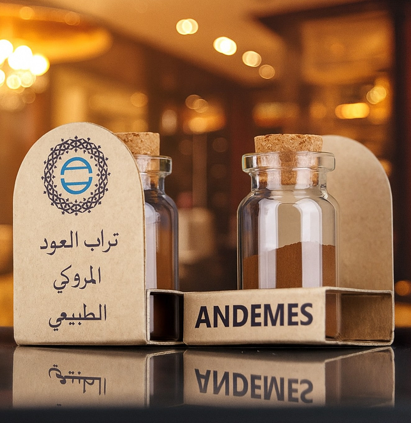 توزيعات العود المروكي الطبيعي (بودر)