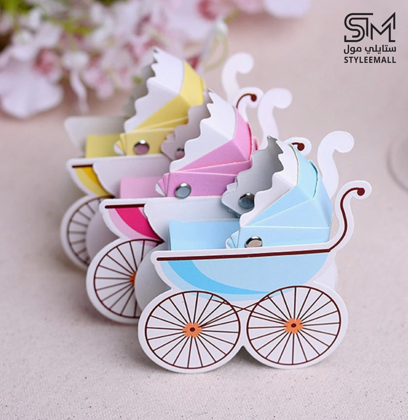 توزيعات إيليت للمواليد البنات (مسك الرمان الفاخر)