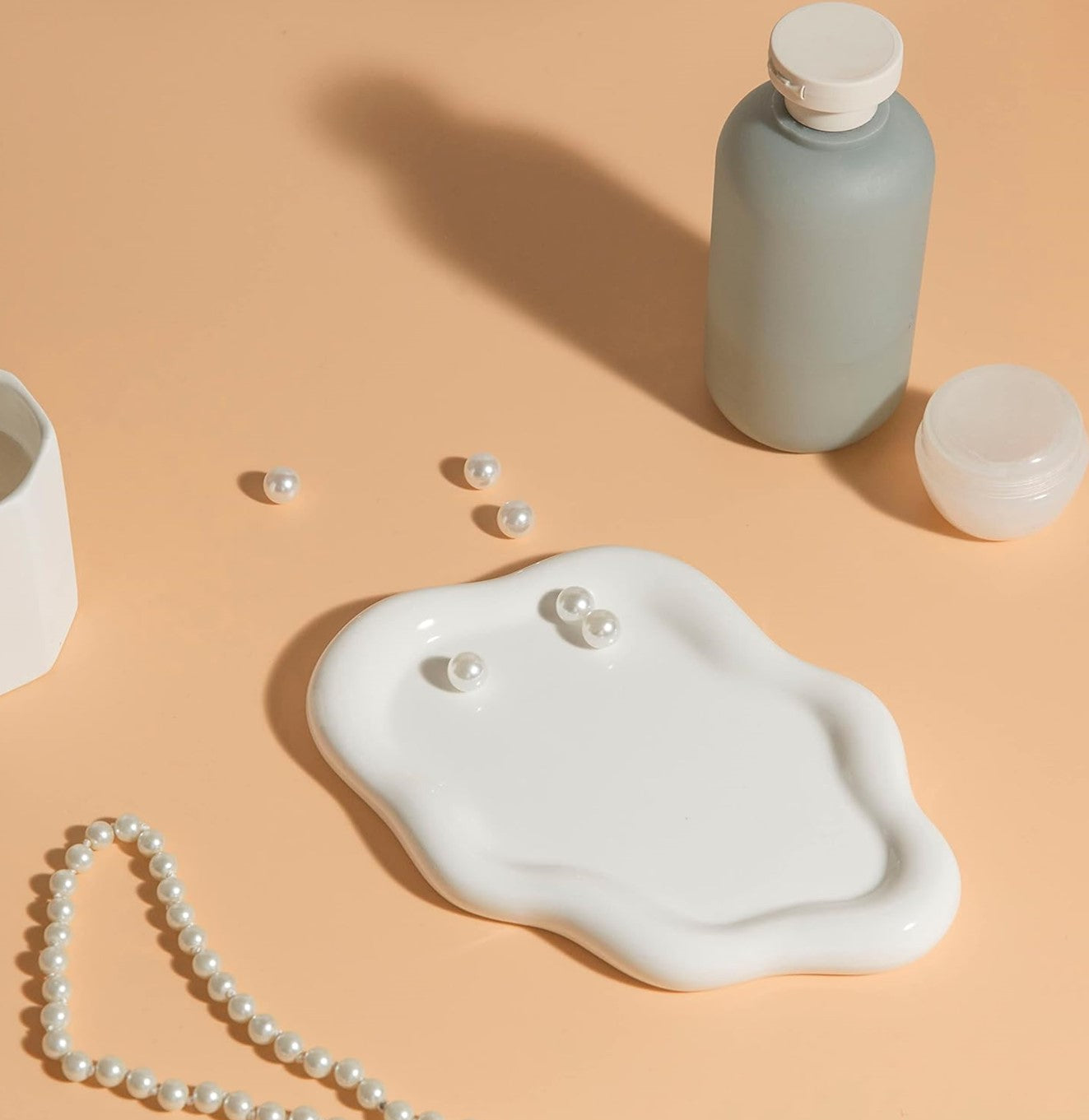 طبق سيراميك على شكل سحابة للاكسسوارت