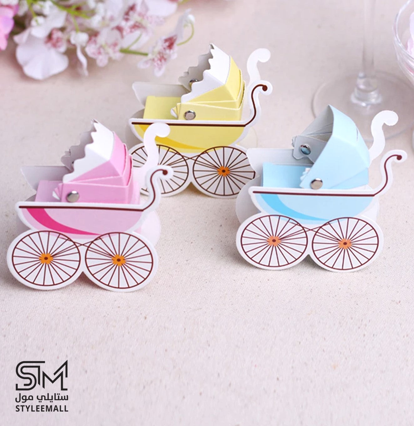 توزيعات إيليت للمواليد البنات (مسك الرمان الفاخر)