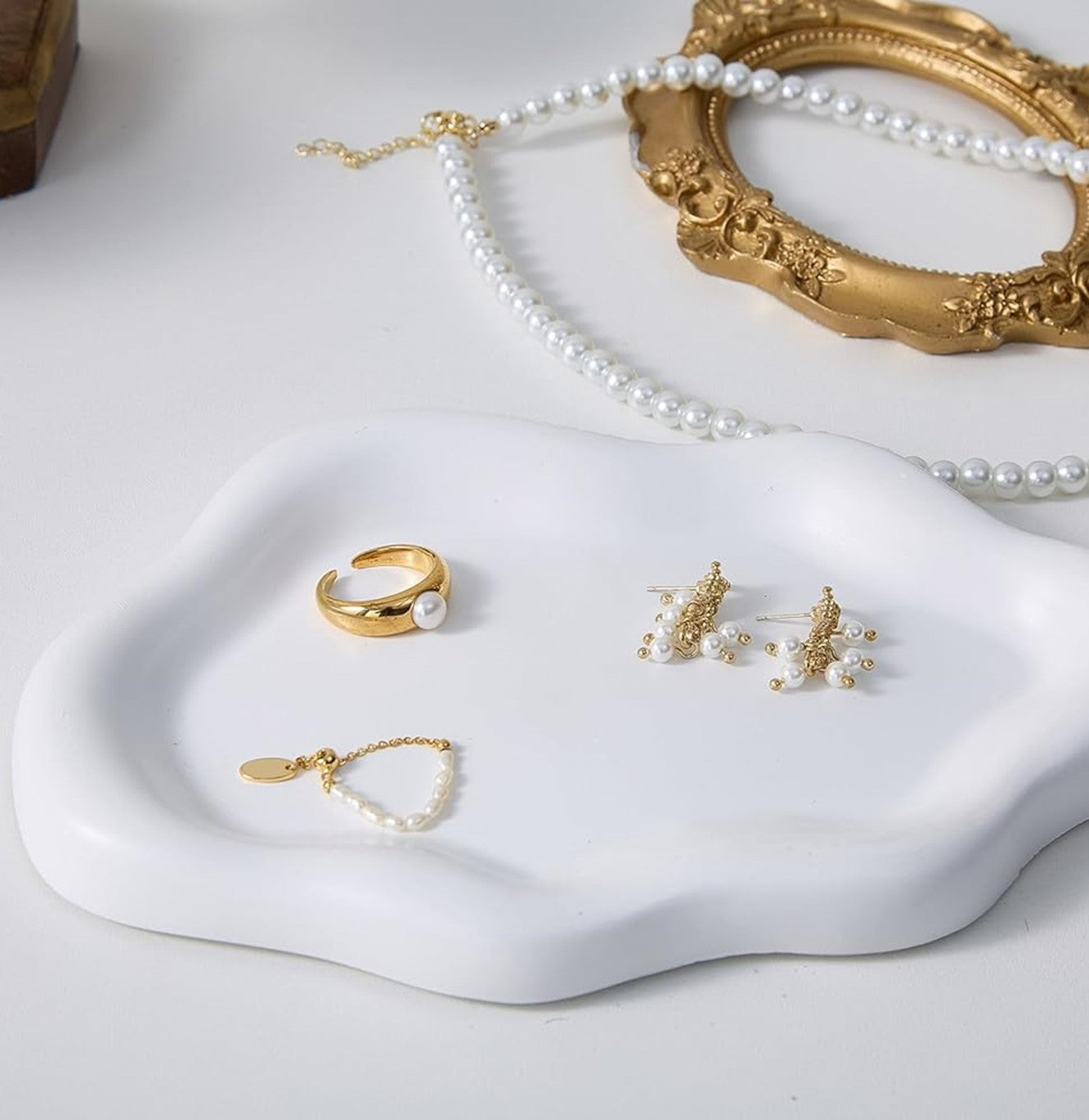 طبق سيراميك على شكل سحابة للاكسسوارت