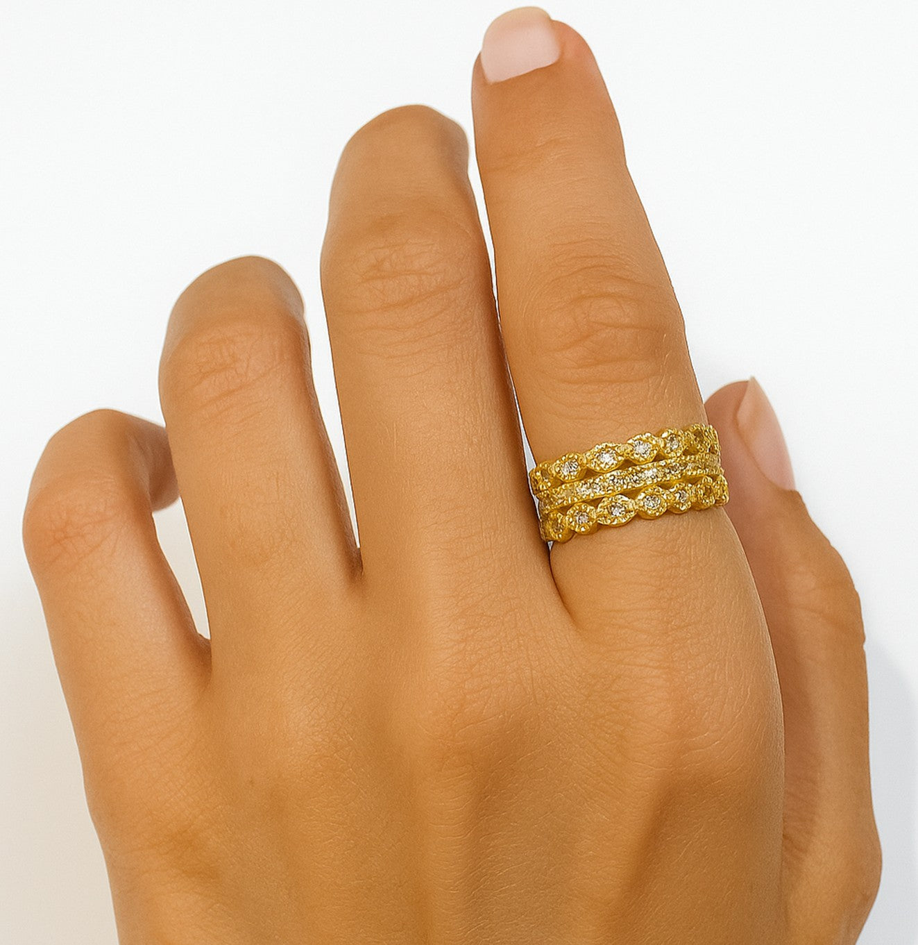 خاتم ذهبي فاخر