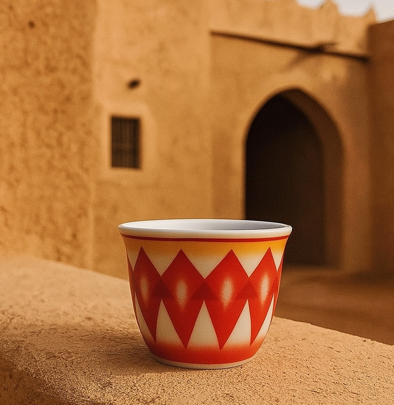 فناجين قهوة تراثية