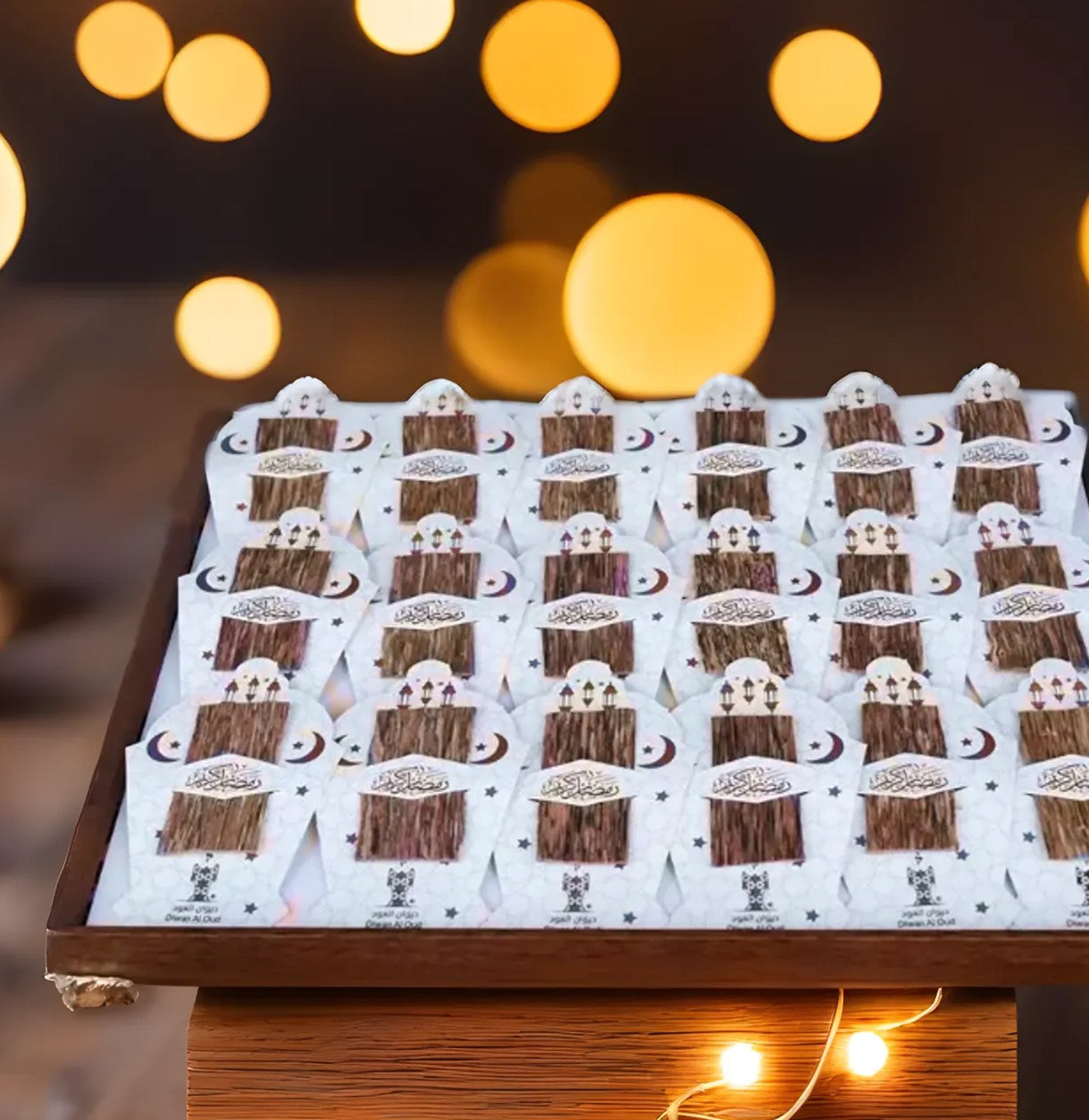 صينية توزيعات العود الخاصة بشهر رمضان