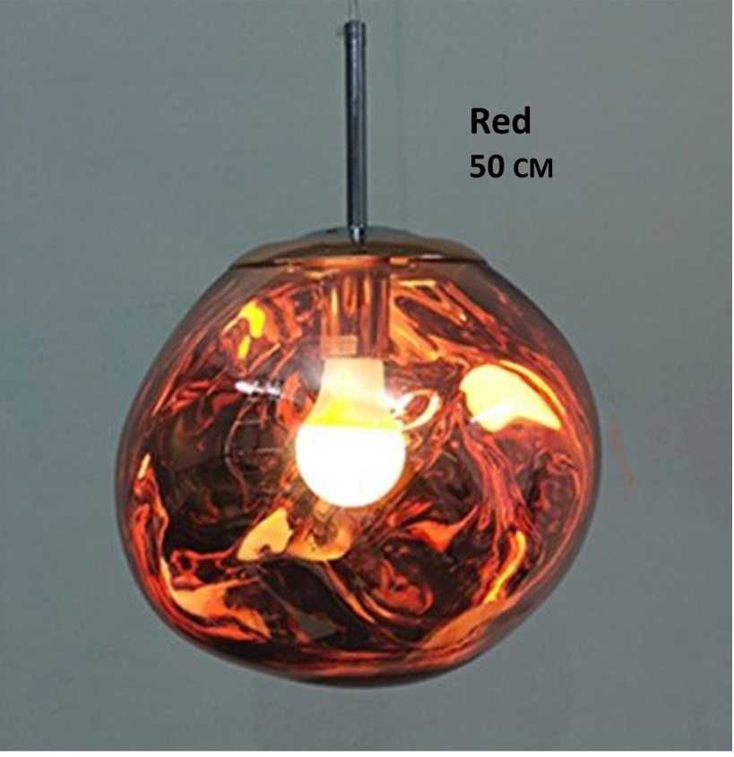 إضاءة زجاجية ملونة بشكل غير منتظم