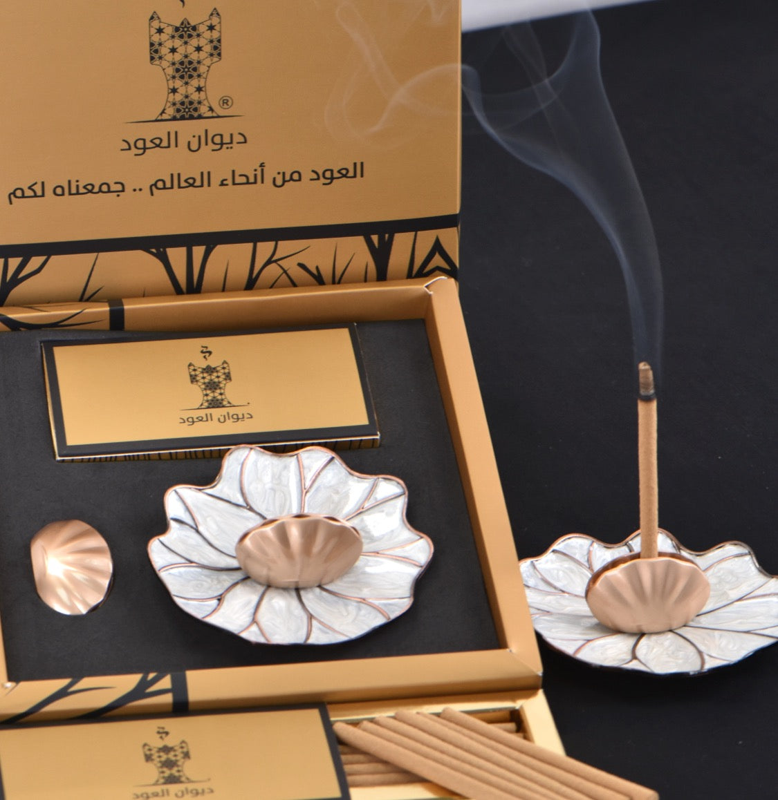 مجموعة العود الفتنامي الطبيعي الملكي الأسطواني