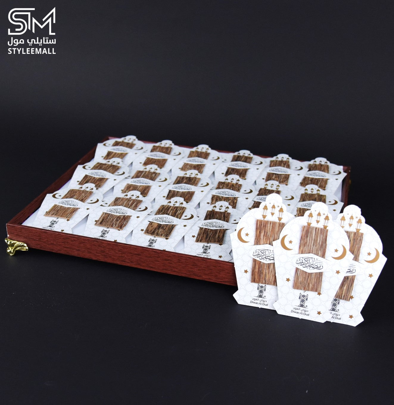 صينية توزيعات العود الخاصة بشهر رمضان