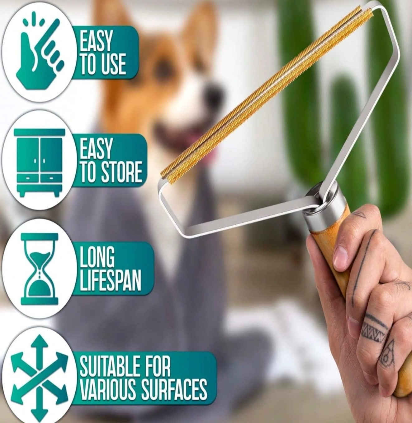 أداة إزالة شعر الحيوانات