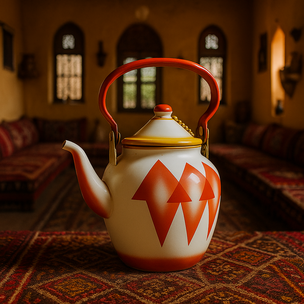 إبريق بلون أحمر تراثي