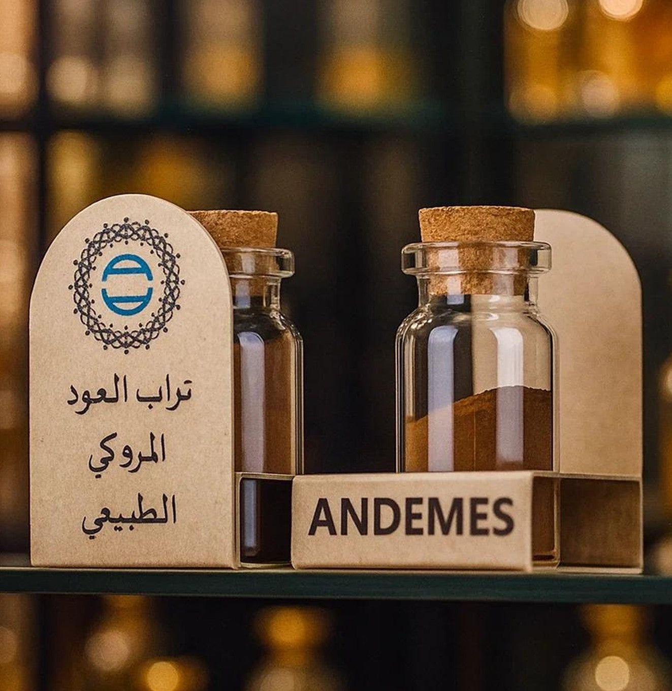 توزيعات العود المروكي الطبيعي (بودر)