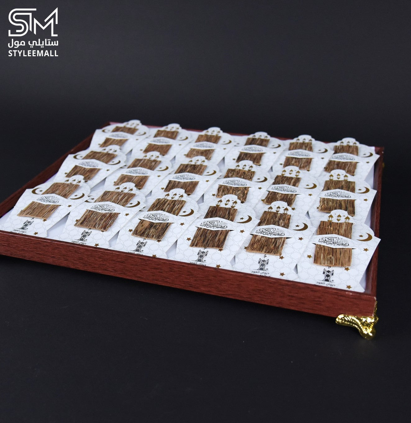 صينية توزيعات العود الخاصة بشهر رمضان