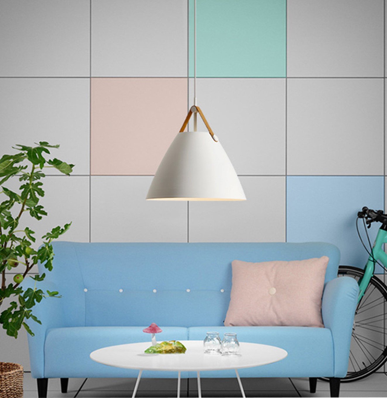 إضاءة معلقة بتصميم إسكندنافي